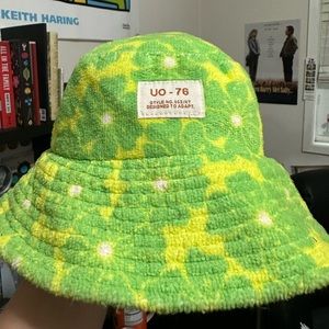 Urban outfitters flower bucket hat